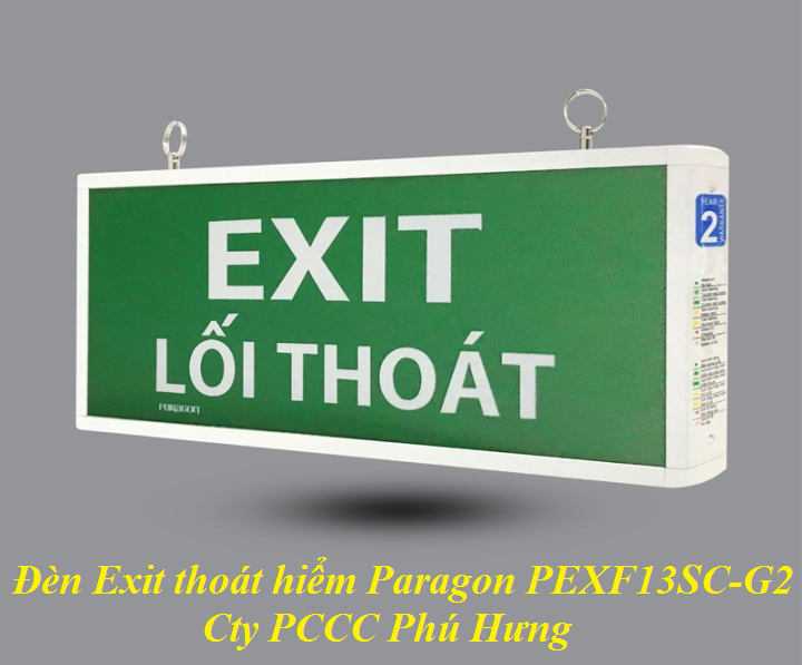 Đèn Exit thoát hiểm Paragon PEXF23SC-G2